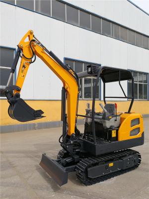 China Compact Mini Excavator With Break Hammer Steel Type Mini Excavator Rotating Bucket for sale