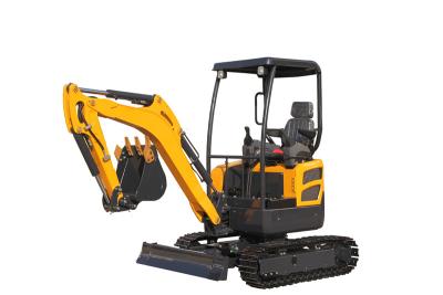 China Yellow Crawler Excavator Kubota 2 Ton Excavator With 230mm Steel Track for sale