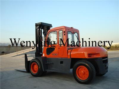 Κίνα Ντηζελοκίνητο Forklift μηχανών 6BG1 ISUZU Forklift 10 τόνου με τα μηχανήματα Wenyang αμαξιών προς πώληση