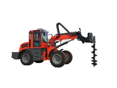 Κίνα Forklift γήινων κινούμενο μηχανών 4WD με το γρήγορο σύστημα συζεύξεων γήινων τρυπανιών προς πώληση