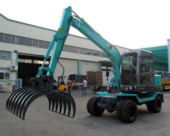 China Zupacken-Baumwollausrüstungs-Rad-Bagger mit Baumwolle halten 1900mm Arm-Länge fest zu verkaufen