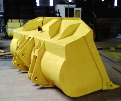 China OEM Yellow Komatsu Loader Bucket WA420 ETC Bucket Capacity Customized for sale