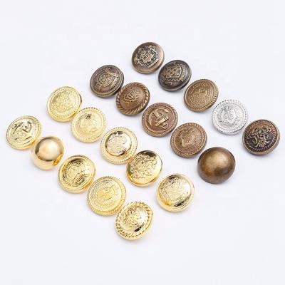 China Other Fashion Overcoat Buttons Custom Logo Embossed Jean Shank Press Buttons for sale