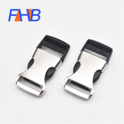 China Custom Made Garment Logo Strap Quick Release Zinc Alloy Buckle Belt Buckles for sale