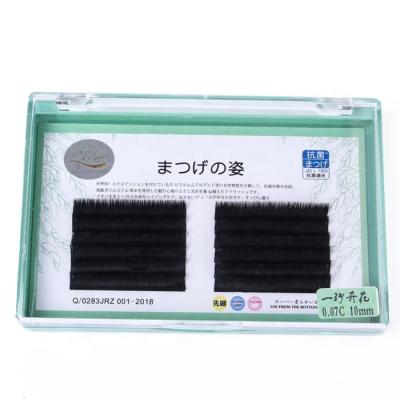 China 2021 Natural Cashmere Eyelash Extension Person Whips Russian Volume Lashes for sale