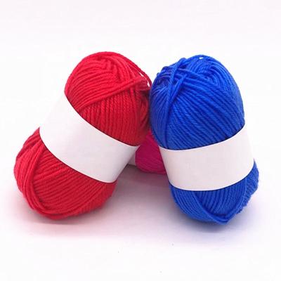 China 2022 Hot Selling Manufacturer 10-100g Convenient Medium Thick Yarn Acrylic Yarn Sweater Knitting Yarn Hand Knitting Yarn for sale