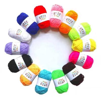 China Convenient Hand Made Knitting Acrylic Knitting Yarn Kindergarten DIY Painting Dough Puzzle Yarn Ball Material for sale