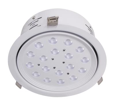 China Ressessed in dimmable 25w flicker free led rotating light led jewelry light with auto to rotate for jewelry display for sale