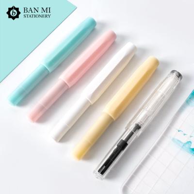 China office & School Pen Scrapbook and Refillable Brush Pen For Calligraphy Painting Pocket Pen Brush Piston Filling Sketch Fountain Arts for sale