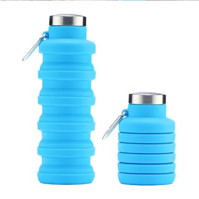 China Viable Silicone Folding Hot Water Bottle Sports Cheap Water Bottles Drink Cup Wholesale for sale