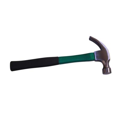 China Nail Hammer Cast Iron Claw Hammer with Fiberglass Handle for sale