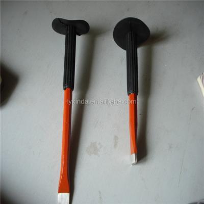 China MASONRY Carbon Steel Chisel / Stone Carving Tools With Safe Handle for sale