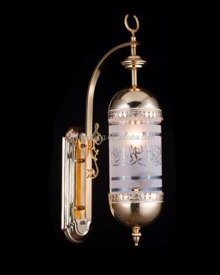 China EUROPEAN Mosque Decorative Gold Wall Light with Arabic Words for sale