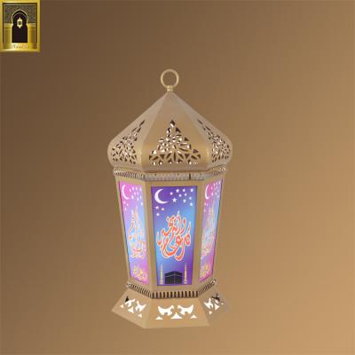 China Restaurant Design Exquisite Moroccan Style Handmade Cheap Decorations Light Candle Holder Ramadan Lantern Lamp for sale