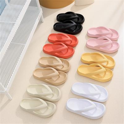 China Wholesale Outdoor Casual Beach Anti-skid EVA Sandals Flip-Flops For Solid Color Men and Women for sale