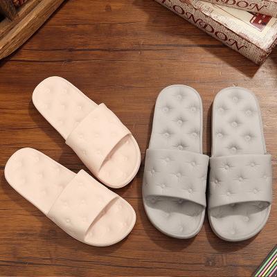 China Cushioning New Retro Couples Yarn-slip Soft Sole Home Slippers Comfortable Indoor Bathroom Wooden Floor Slippers Sandals for sale