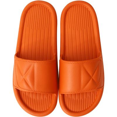 China New Hot Selling Spring Summer Lightweight Solid Color EVA Slide Flat Bottom Slippers For Men and Women for sale