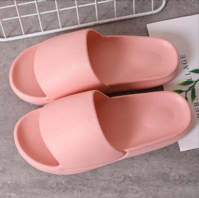 China Lightweight Height Increasing Women Soft Sandals Summer Indoor Bathroom Slips Home EVA Non-slip Silent Slippers for sale