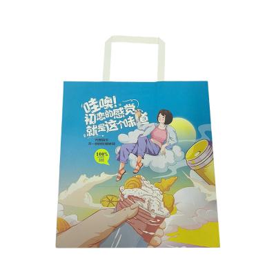 China Premium Recycled Materials Paper Bags With Your Own Logo Luxury Beauty Paper Bags Clothing Jewelry Packaging for sale