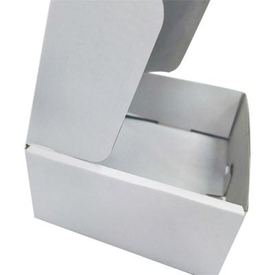 China Small Recyclable Paper Box Miscellaneous Size Gold Eco - Friendly Foldable Corrugated Paper Box for sale