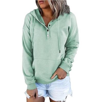 China Autumn And Winter Long-Sleeved Loose Anti-pilling Drawstring Hoodies 2021 Hot Fashion Pocket Casual Hooded Women for sale