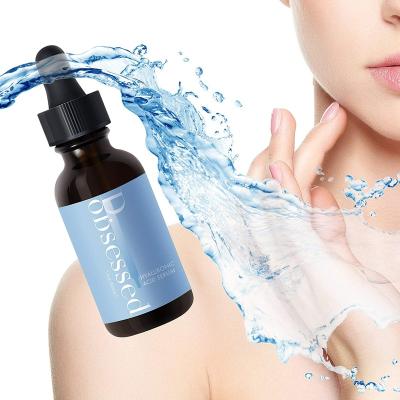 China Wholesale Organic Bulk Serum Moisturizer Microneedling Wrinkle Face Anti Aging Vitamin C Hyaluronic Acid Whitening Moisturizing Face Serum for sale