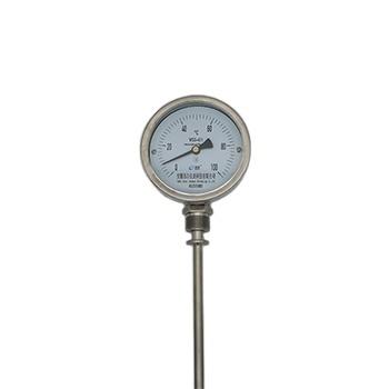 China Stainless Steel SS304 Mechanical Oil Vapor Temperature Gauge Bimetal Blown Temperature Gauge for sale