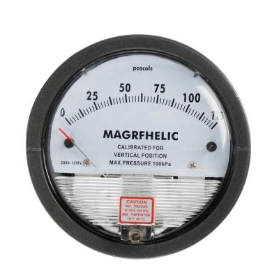 China Aluminum Micro Pressure Gauge Differential Air Pressure Gauge for sale