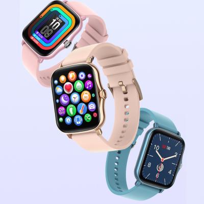 China Touch Screen Watch 2021 1.69 Inch Big Screen Amazon Smart Watch Smart Wristband Hot Selling In Europe for sale