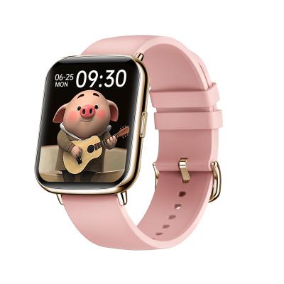 China Promotional Wristband Wristband Waterproof Touch Screen Sports Phone Working Smart Watch for sale