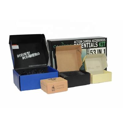 China Recycled Materials Wholesale Custom Printed Corrugated Box Single Mailing Boxes Custom Logo For Shipping for sale