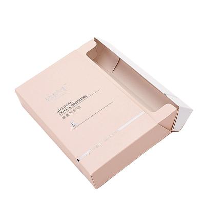 China Recyclable Custom Printing Paper Facial Mask Packaging Eco Friendly Recyclable Paper Cosmetic Box for sale