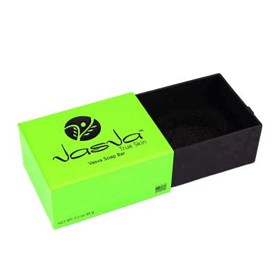 China Drawer Recyclable Paper Box For Soap Eco - Friendly Paper Packaging Slip Box For Cosmetics Private Label Custom for sale