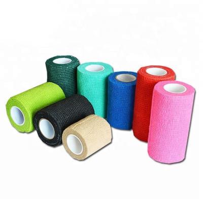 China Medical Examination Fabric First Aid Color Plaster Orthopedic Trauma Bandage Adhesive Tape With Holes Good Quality for sale