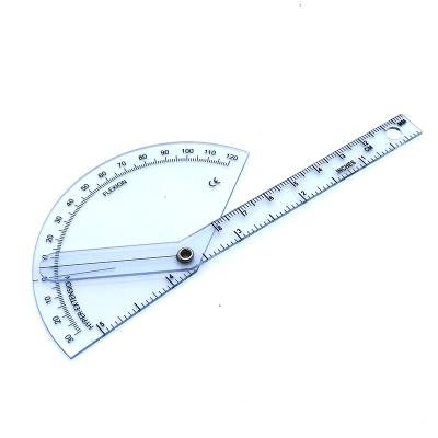 China Promotion Health Professional Ruler Instrument Finger Gauge Medical Plastic Orthopedic Goniometer for sale