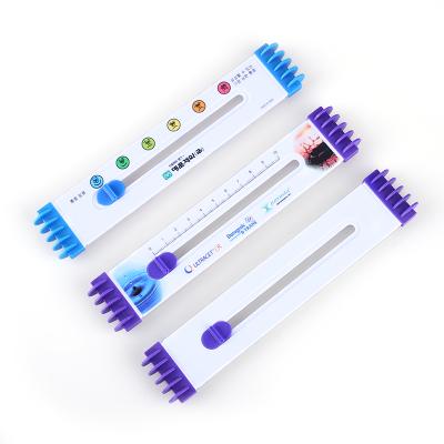 China 100% New Desgin Multi-Function Medical Scale Plastic Scale Ruler Pain Assessment Ruler Manufacturers PVC Eco-friendly for sale