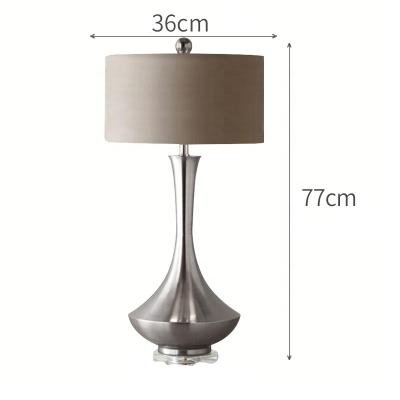 China Quality Guarantee Modern Fabric Lampshade Fabric Shade Table Lamp Suitable Guest Room For Sale for sale