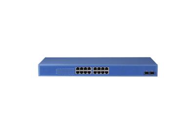 China Wireless Gigabit POE Network Switch 16 Port , 2 Port Gigabit Switch Network for sale