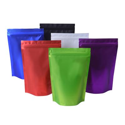 China 250 g stock plastic 100% recyclable moisture proof stand up coffee bag doypack pouch food pack for coffee bean for sale