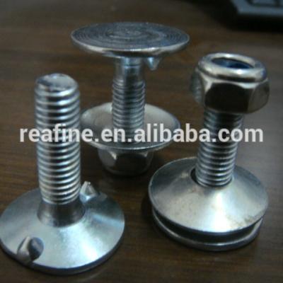 China Carbon Steel Bolt M6*30 M6*25 Elevator Bucket Bolt Bolt DIN 15237 for sale