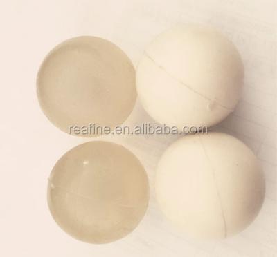 China Plansifter Frame Body 35mm 30mm Polyurethane Ball Silicone Ball Cleaning Balls Oil Resistance White Rubber Sifter for sale