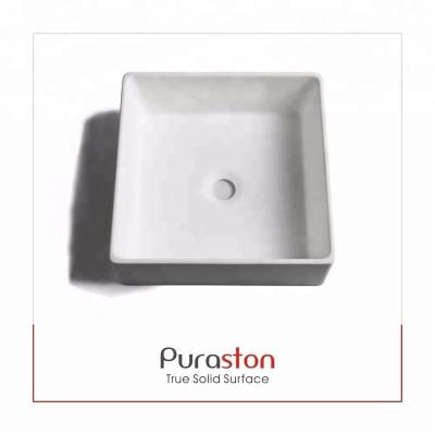 China Modern Rectangular Countertop Art Basin Wash Basin Bathroom Basin Sink For Home for sale