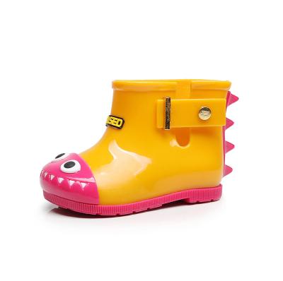 China Cute Cheap Fashion Trend Using High Graduated PVC Shoes Baby Boy Water Waterproof Shoes Raining Boots For Boys Girlssend for sale