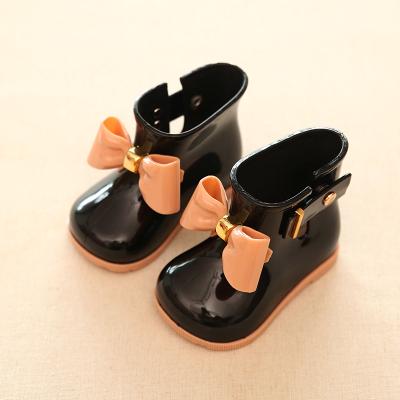 China Fashion trend manufacturer Rubber PVC arch waterproof baby girls custom water shoes rain boots little kids for sale