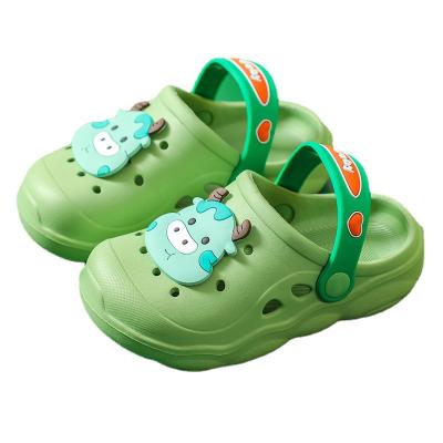 China Round Kids Wholesale Baby Unique Soft EVA Clogs Garden Sandals Baby Slippers Grade 6 Green Kids Croc Shoes for sale