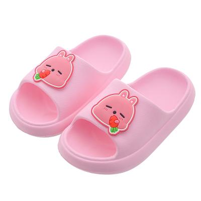 China Round Thick EVA Children Croc Shoes Children Sandals Cork Sole Botoom Baby Toddlers House Shoes Slippers For Kids for sale