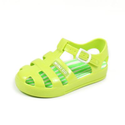 China New Simple Design Baby Summer Round Toddler Kids Beach Wear Shoes for Kids Boys Jelly Shoes Boys Baby Gladiator Sandals for sale