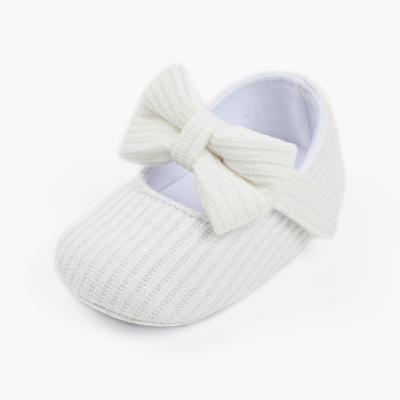 China Baby Princess Bow Girls Soft Round Bottom Non Slip Toddler Cotton Prewalkes Baby Shoes Adelaide Newborn Soft Shoes for sale