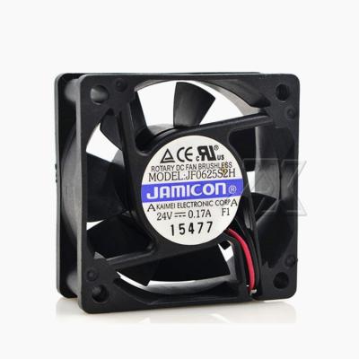 China JF0625S2H original plastic DC24V 0.17A 60*60*25mm 6cm for inverter fan mute fan in stock for sale