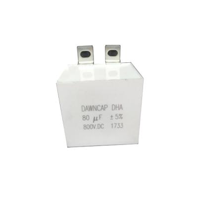 China DC Electromagnetic Heating And Resonance Capacitor 60~80KW Filter Capacitor 80UF 800V Special Capacitor for sale